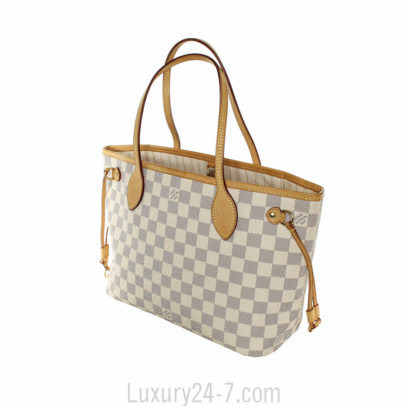 Louis Vuitton Damier Azur Neverfull PM Tote
