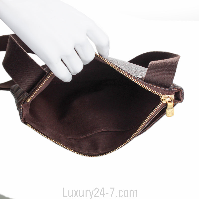 Louis Vuitton Damier Ebene Brooklyn Plate Pochette