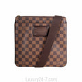 Louis Vuitton Damier Ebene Brooklyn Plate Pochette