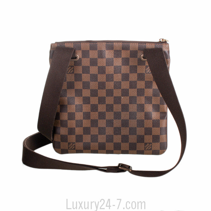 Louis Vuitton Damier Ebene Brooklyn Plate Pochette