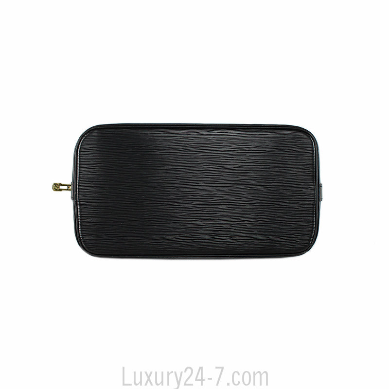 Louis Vuitton Black Epi Alma PM Handbag