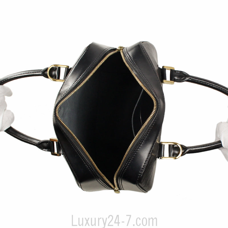 Louis Vuitton Black Epi Sablon Handbag