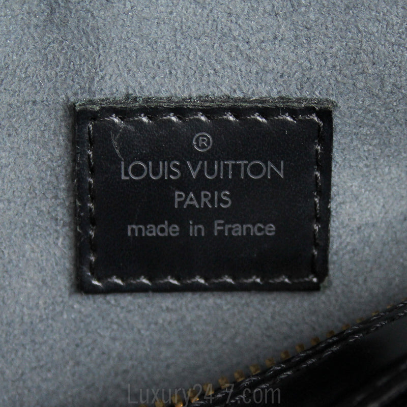 Louis Vuitton Black Epi Sablon Handbag