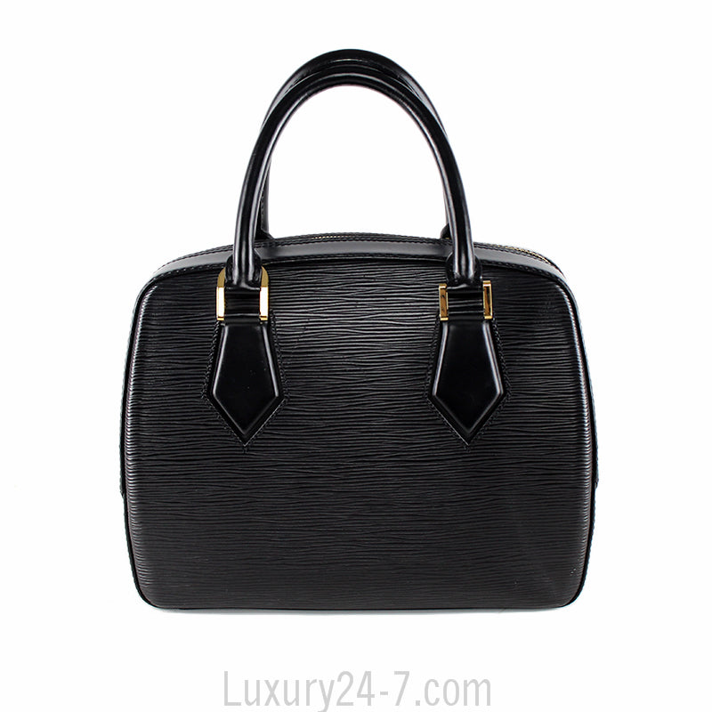 Louis Vuitton Black Epi Sablon Handbag
