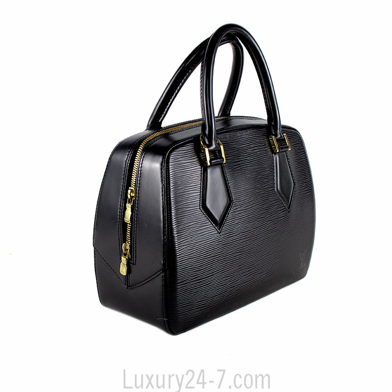 Louis Vuitton Black Epi Sablon Handbag