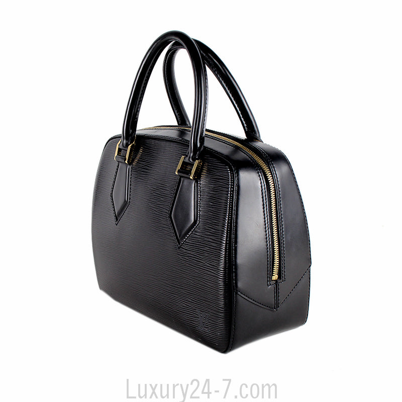 Louis Vuitton Black Epi Sablon Handbag