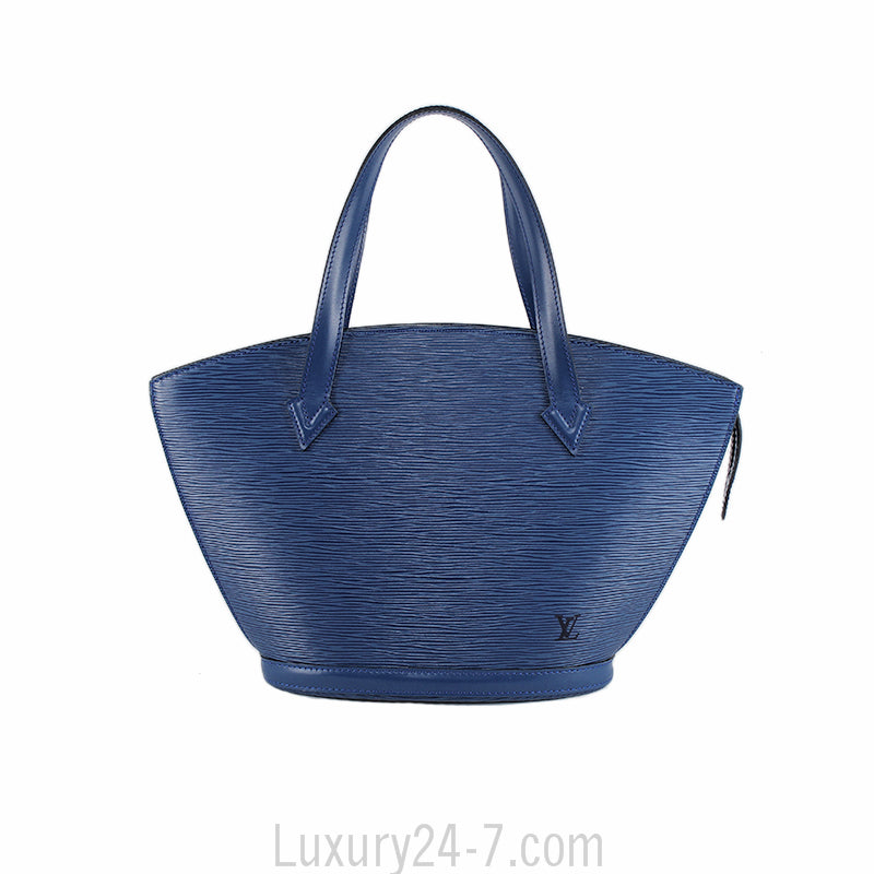 Louis Vuitton Blue Epi St. Jacques PM Handbag