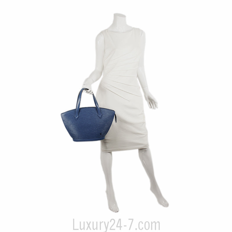 Louis Vuitton Blue Epi St. Jacques PM Handbag