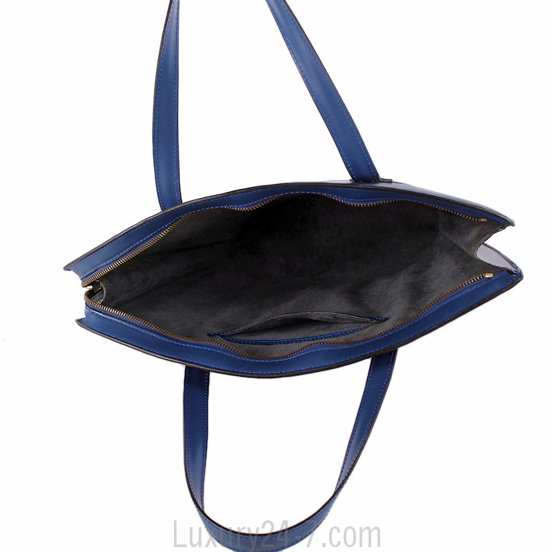 Louis Vuitton Blue Epi St. Jacques PM Handbag