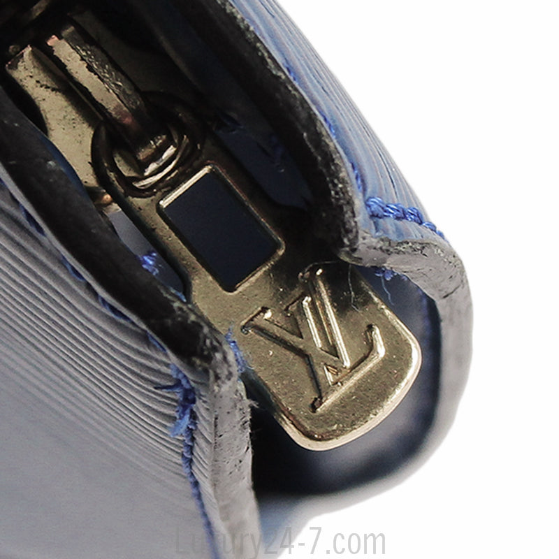 Louis Vuitton Blue Epi St. Jacques PM Handbag