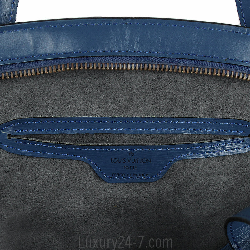 Louis Vuitton Blue Epi St. Jacques PM Handbag