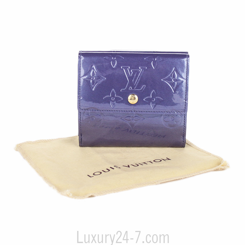 Louis Vuitton Indigo Vernis Elise Wallet