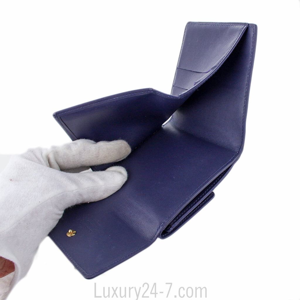 Louis Vuitton Indigo Vernis Elise Wallet