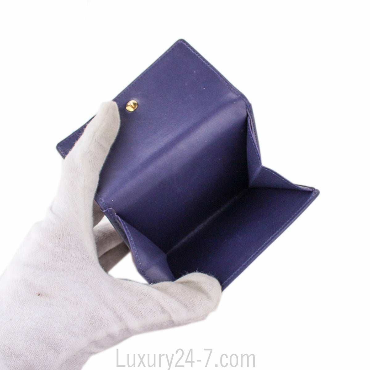 Louis Vuitton Indigo Vernis Elise Wallet