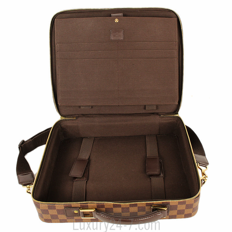 Louis Vuitton Damier Ebene Porte Ordinateur Sabana Computer Case