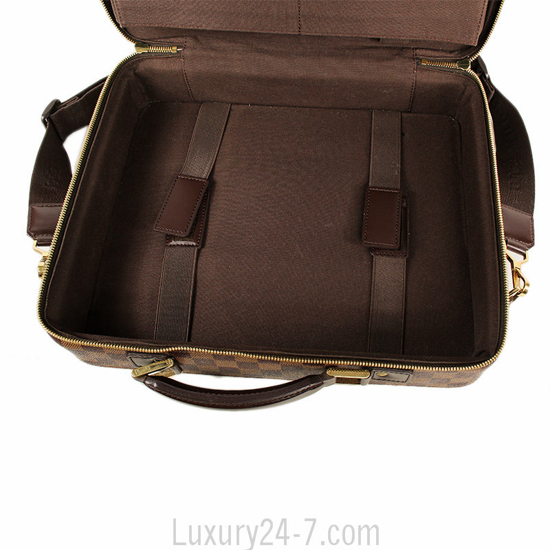 Louis Vuitton Damier Ebene Porte Ordinateur Sabana Computer Case