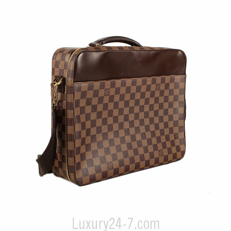 Louis Vuitton Damier Ebene Porte Ordinateur Sabana Computer Case