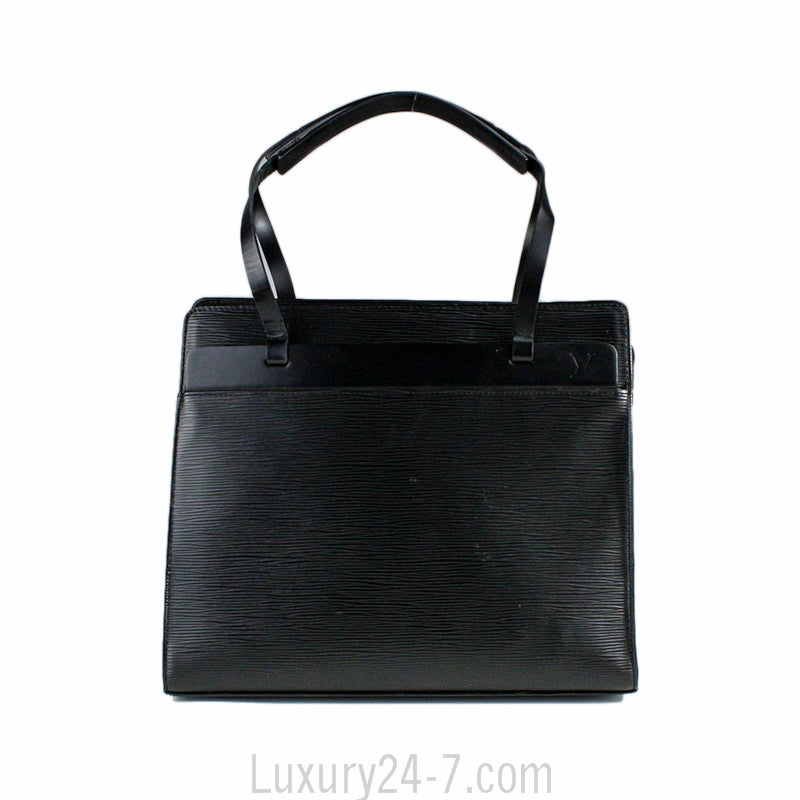 Louis Vuitton Black Epi Croisette GM Shoulder Bag