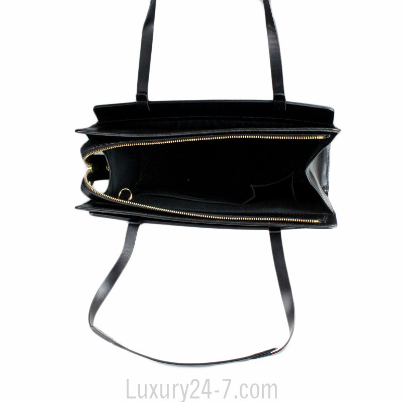 Louis Vuitton Black Epi Croisette GM Shoulder Bag