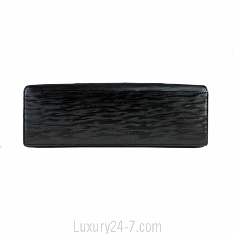 Louis Vuitton Black Epi Croisette GM Shoulder Bag