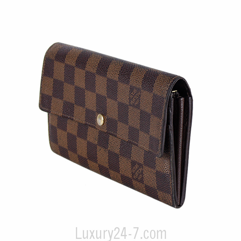 Louis Vuitton Damier Ebene Sarah Wallet