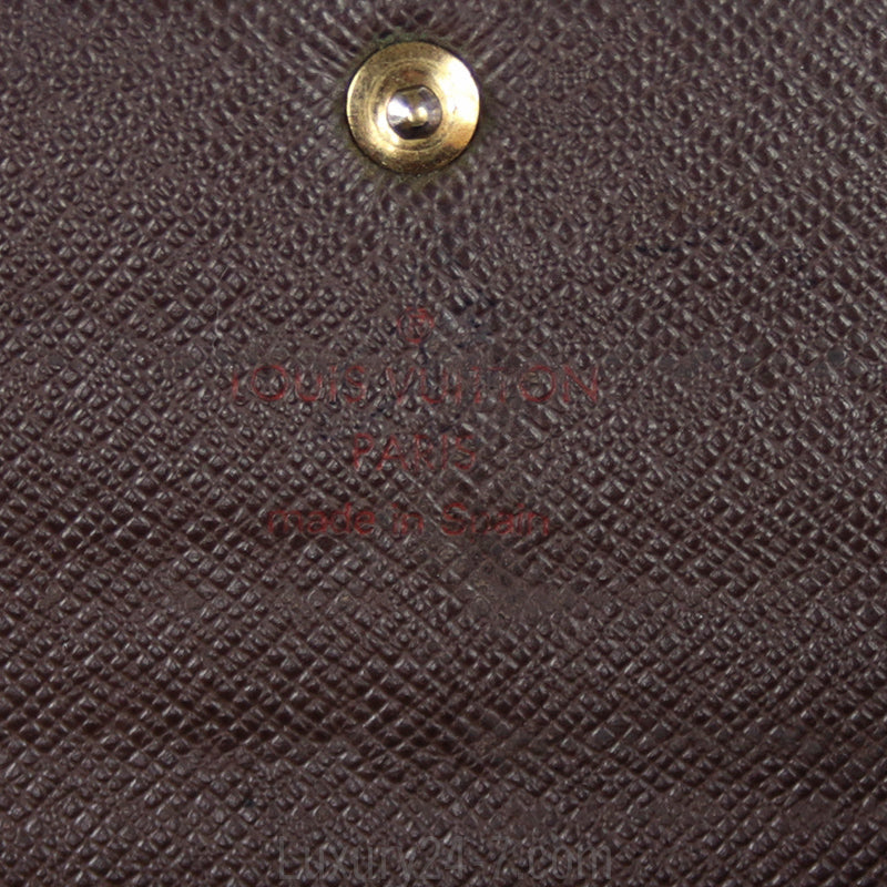 Louis Vuitton Damier Ebene Sarah Wallet