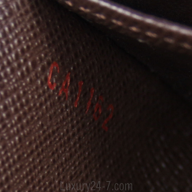 Louis Vuitton Damier Ebene Sarah Wallet