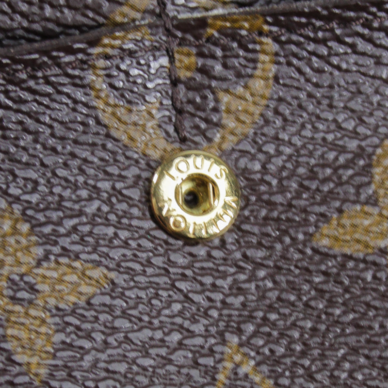 Louis Vuitton Emilie Monogram & Red Wallet