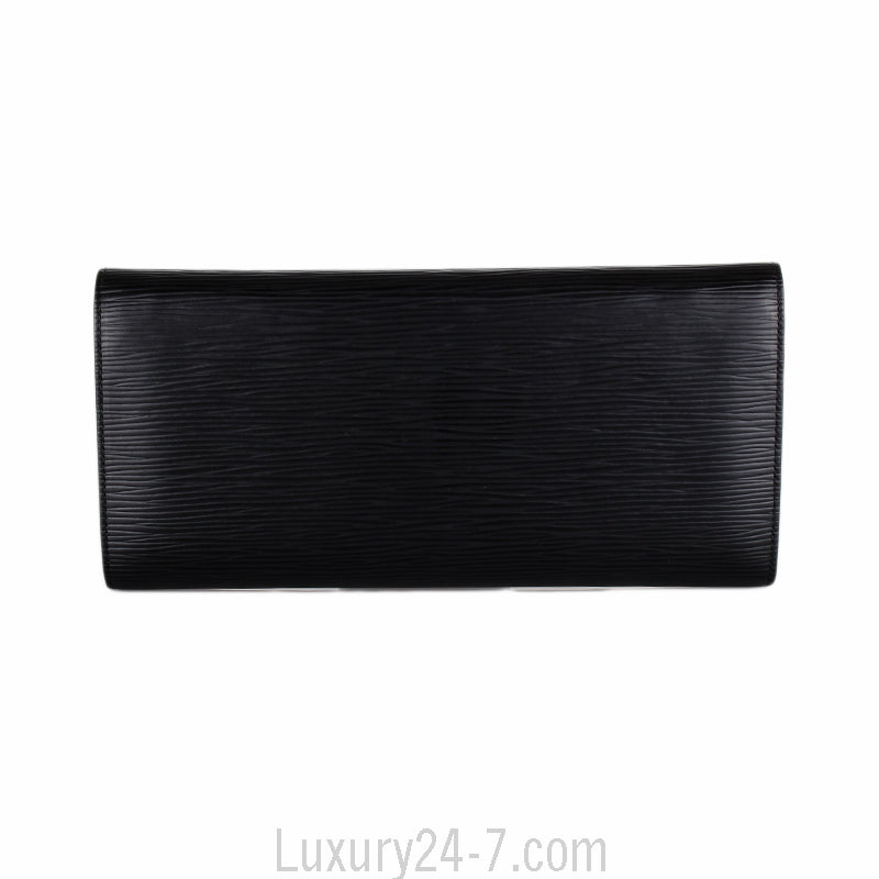Louis Vuitton Black Epi Rouleau Bijoux Jewelry Roll Pouch