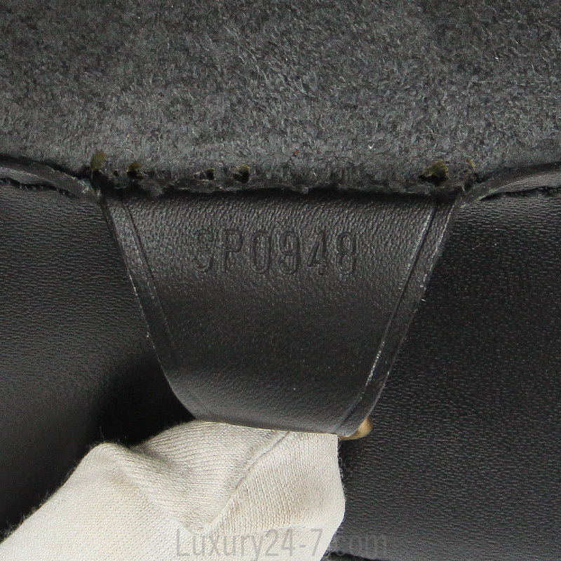 Louis Vuitton Black Epi Shoulder Tote Bag
