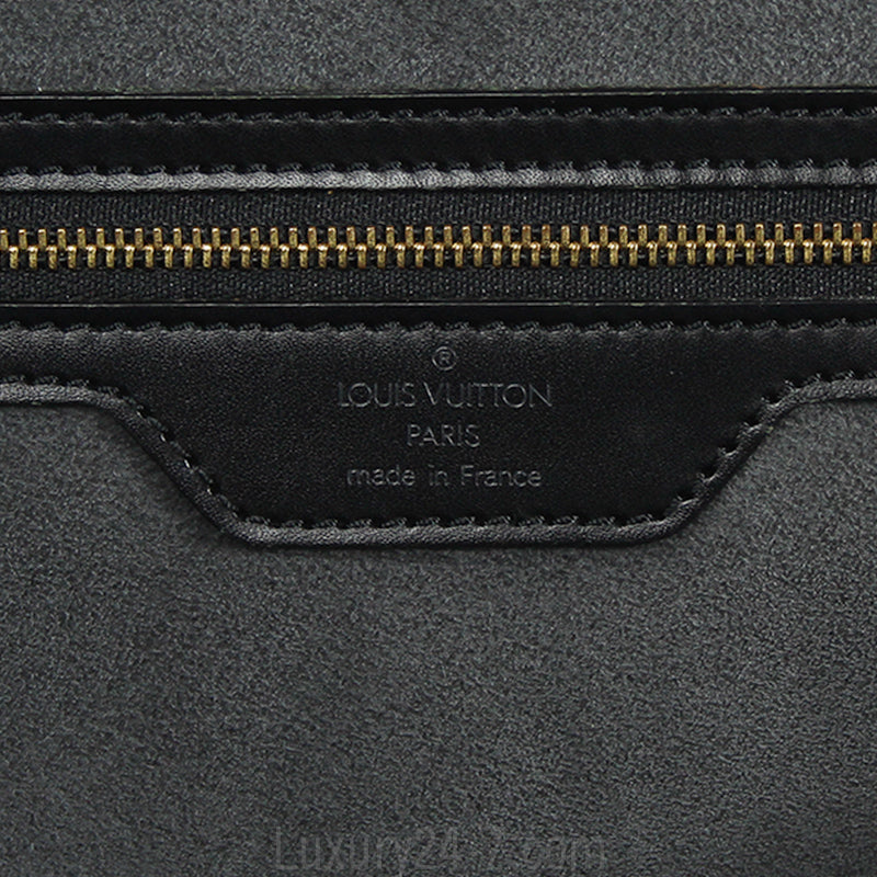 Louis Vuitton Black Epi Shoulder Tote Bag
