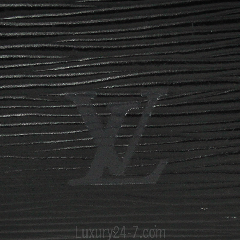 Louis Vuitton Black Epi Shoulder Tote Bag