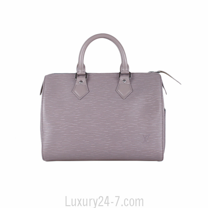 Louis Vuitton Epi Lilac Speedy 25 Handbag