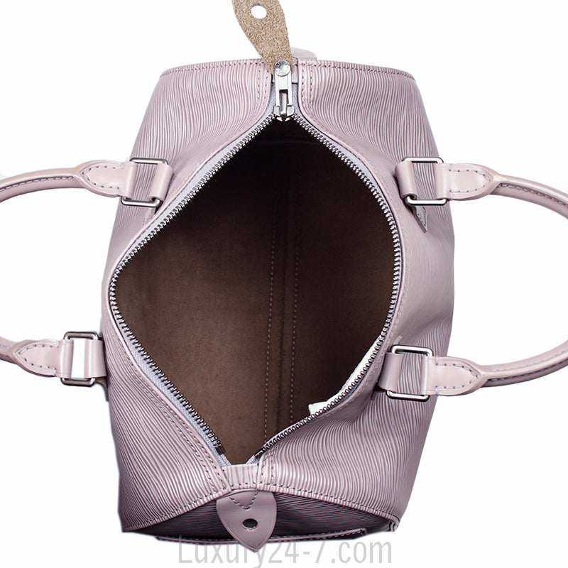 Louis Vuitton Epi Lilac Speedy 25 Handbag