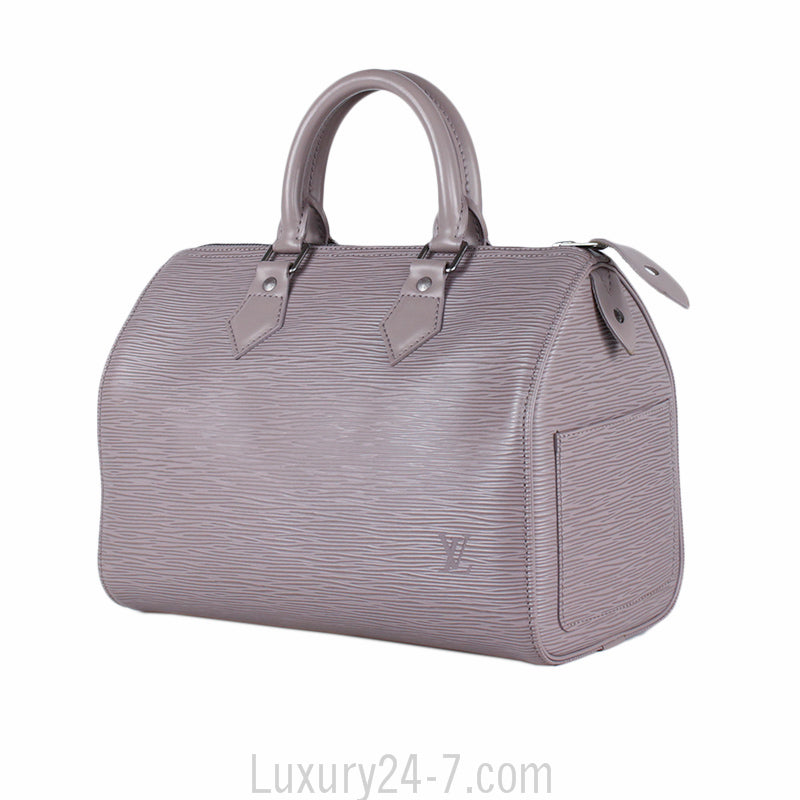 Louis Vuitton Epi Lilac Speedy 25 Handbag