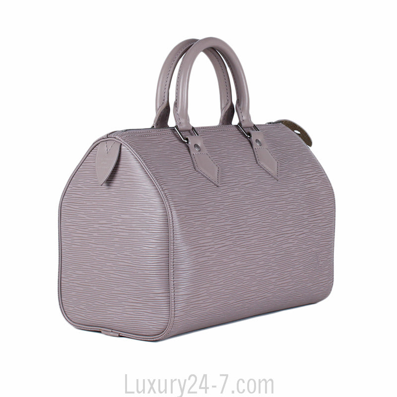 Louis Vuitton Epi Lilac Speedy 25 Handbag