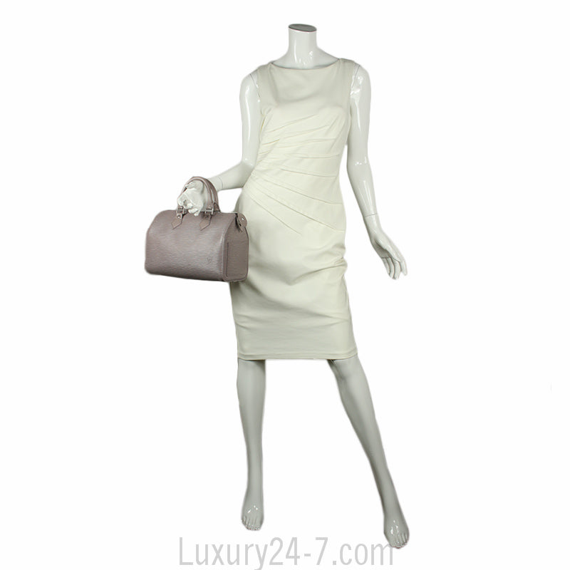 Louis Vuitton Epi Lilac Speedy 25 Handbag