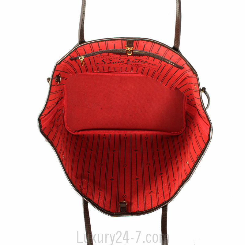 Louis Vuitton Damier Ebene Neverfull MM Tote