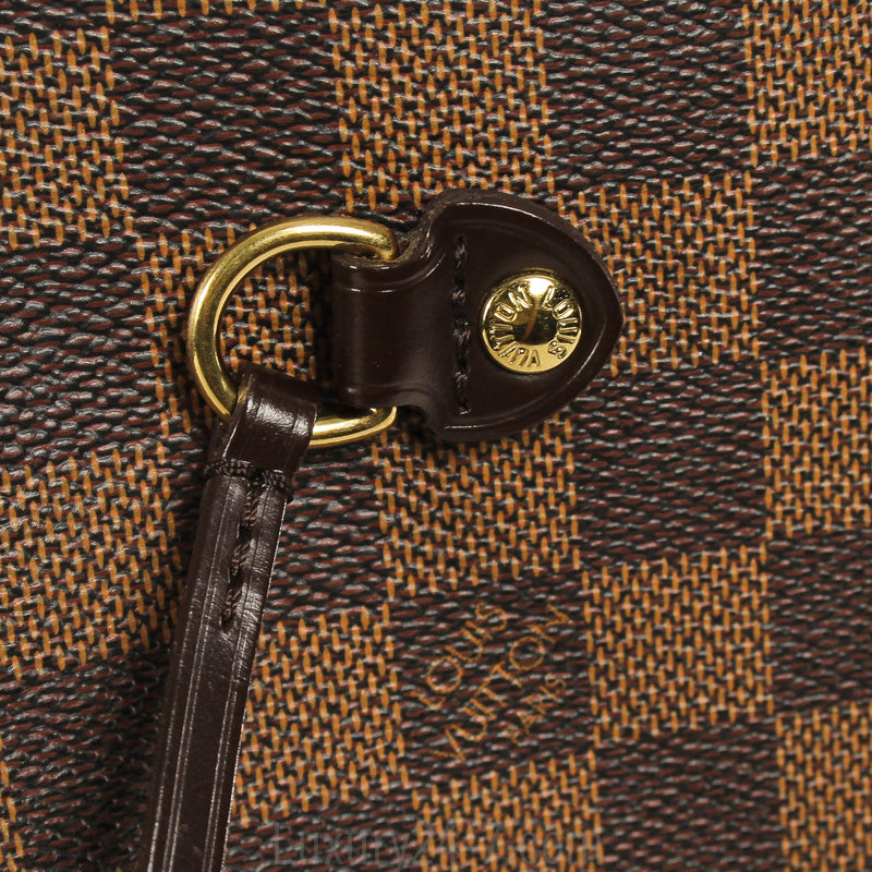 Louis Vuitton Damier Ebene Neverfull MM Tote