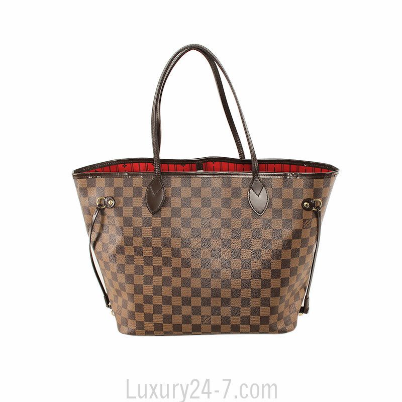 Louis Vuitton Damier Ebene Neverfull MM Tote