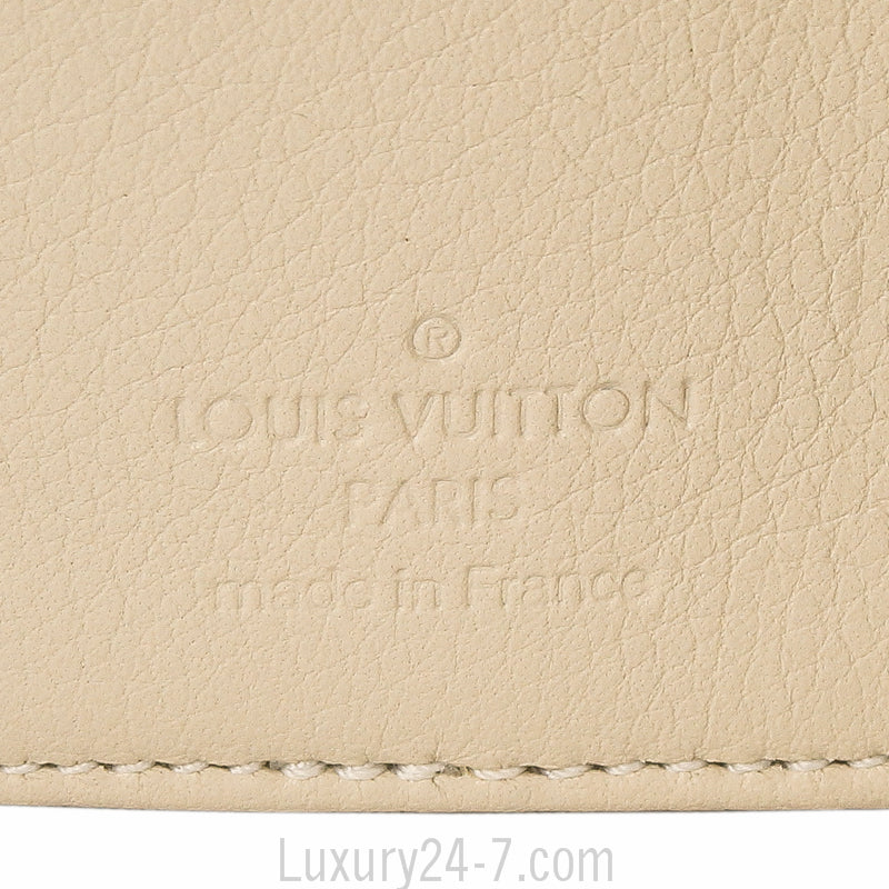 Louis Vuitton Cream Amelia Mahina Wallet