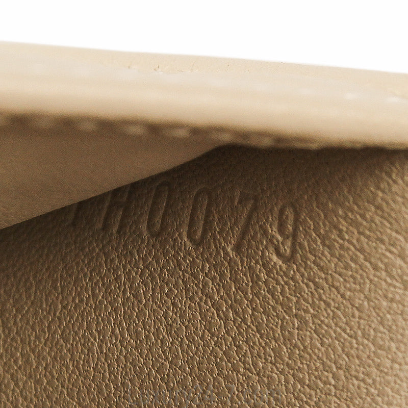 Louis Vuitton Cream Amelia Mahina Wallet