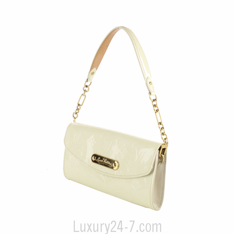 Louis Vuitton Perle Vernis Sunset Boulevard Baguette Bag