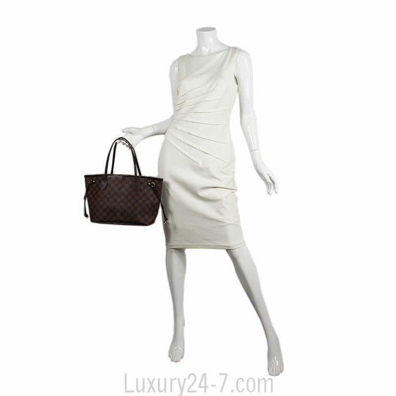Louis Vuitton Damier Ebene Neverfull PM Tote
