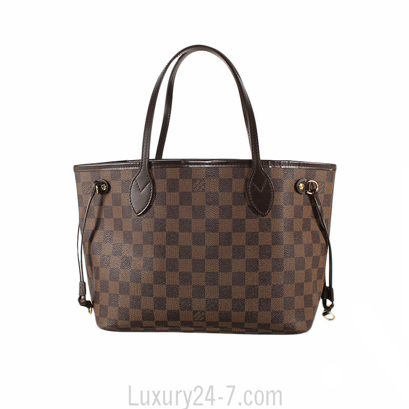 Louis Vuitton Damier Ebene Neverfull PM Tote