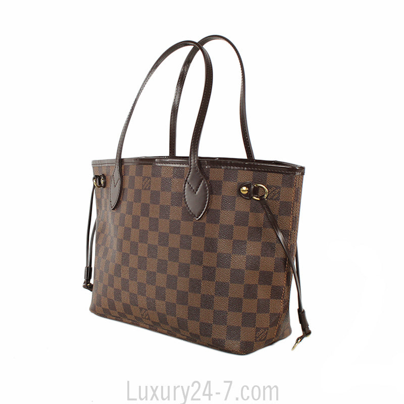 Louis Vuitton Damier Ebene Neverfull PM Tote