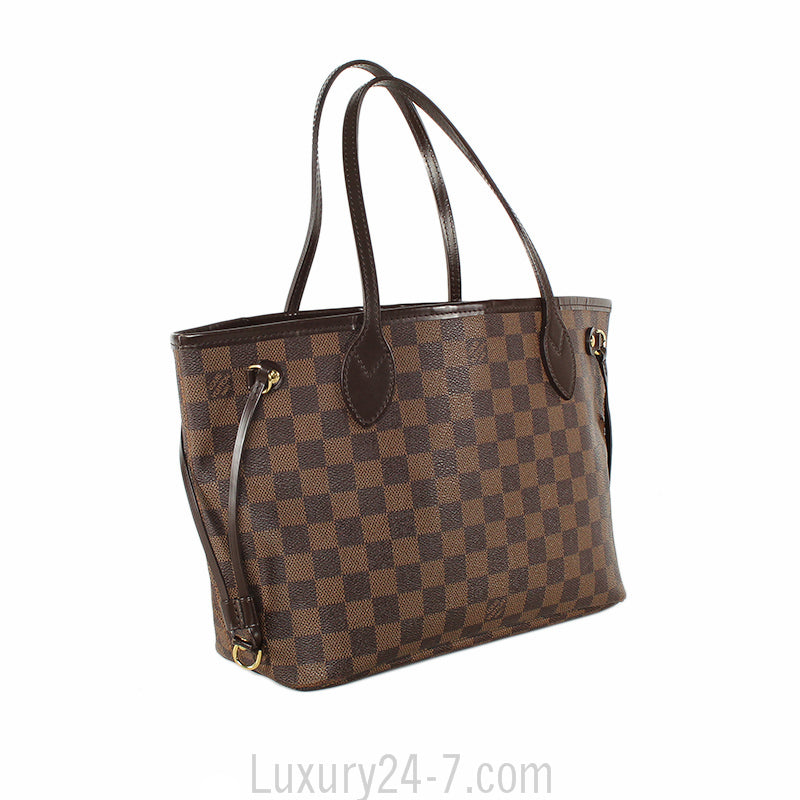 Louis Vuitton Damier Ebene Neverfull PM Tote