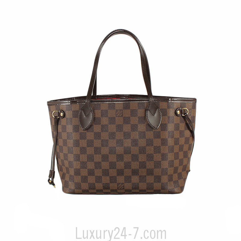 Louis Vuitton Damier Ebene Neverfull PM Tote
