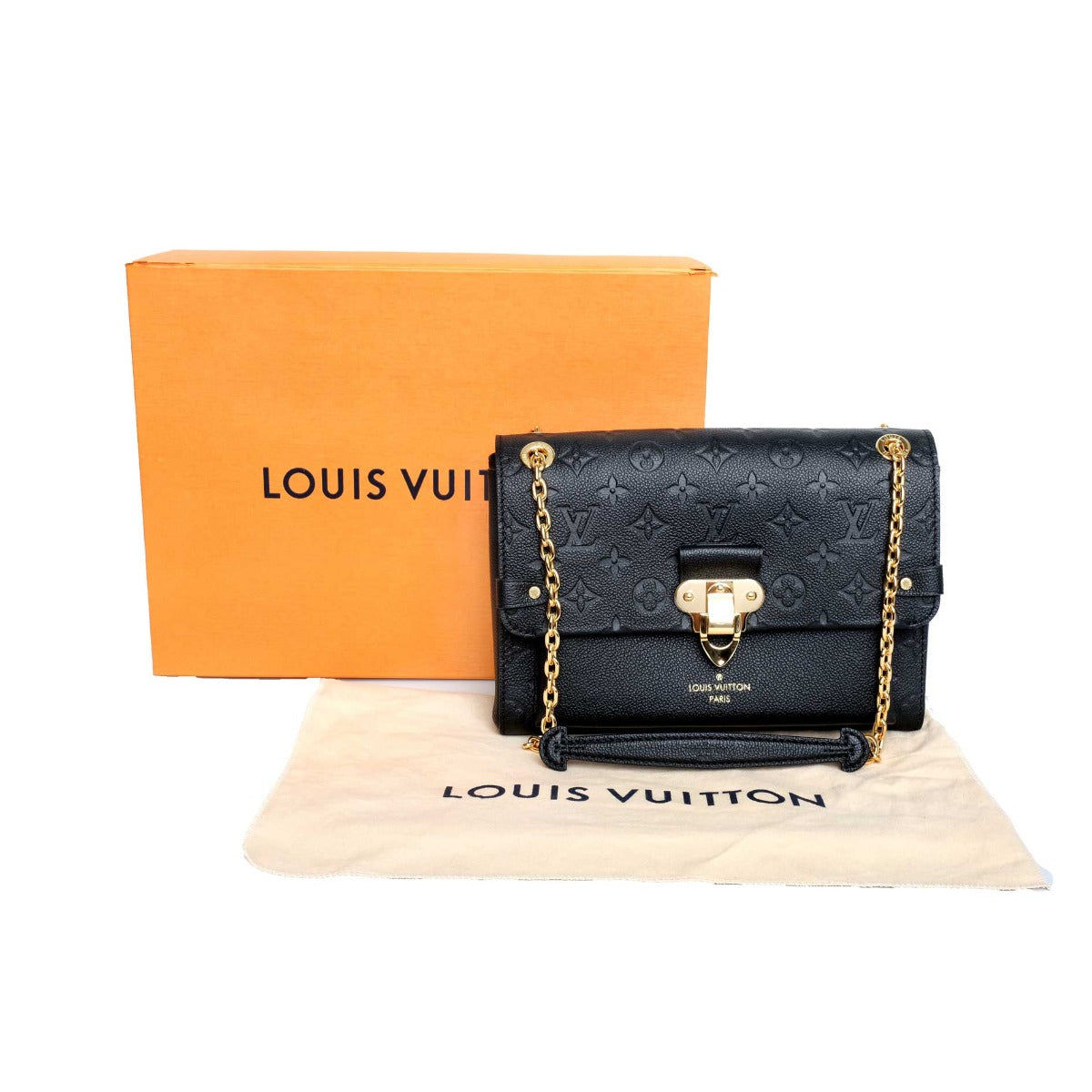 Louis Vuitton Black Empreinte Vavin MM