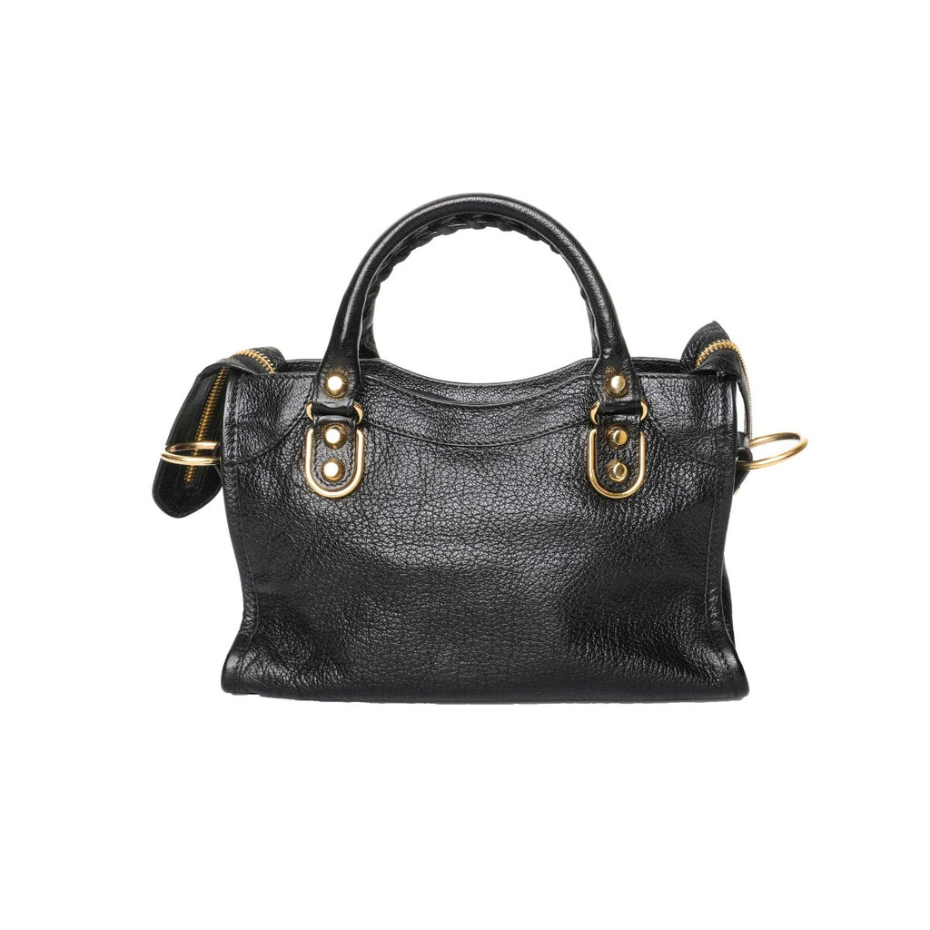 Balenciaga Black Motocross Giant 12 City Bag